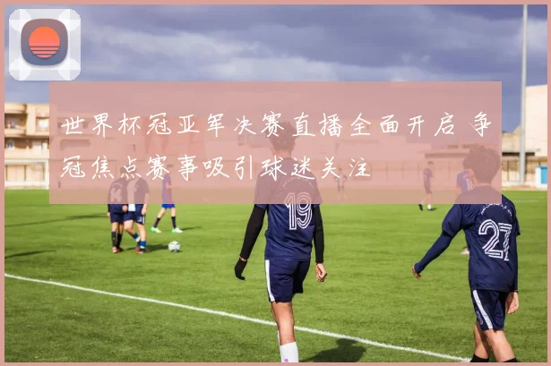 世界杯冠亚军决赛直播全面开启 争冠焦点赛事吸引球迷关注