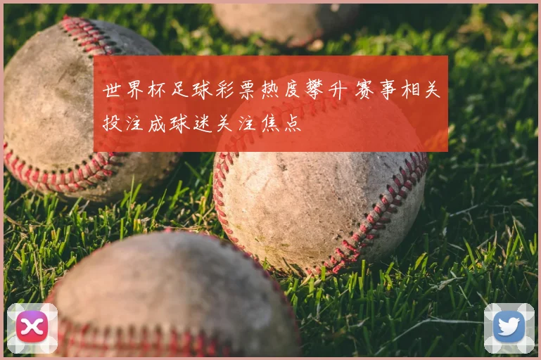 世界杯足球彩票热度攀升 赛事相关投注成球迷关注焦点