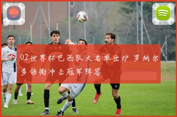 02世界杯巴西队大名单出炉 罗纳尔多领衔冲击冠军阵容